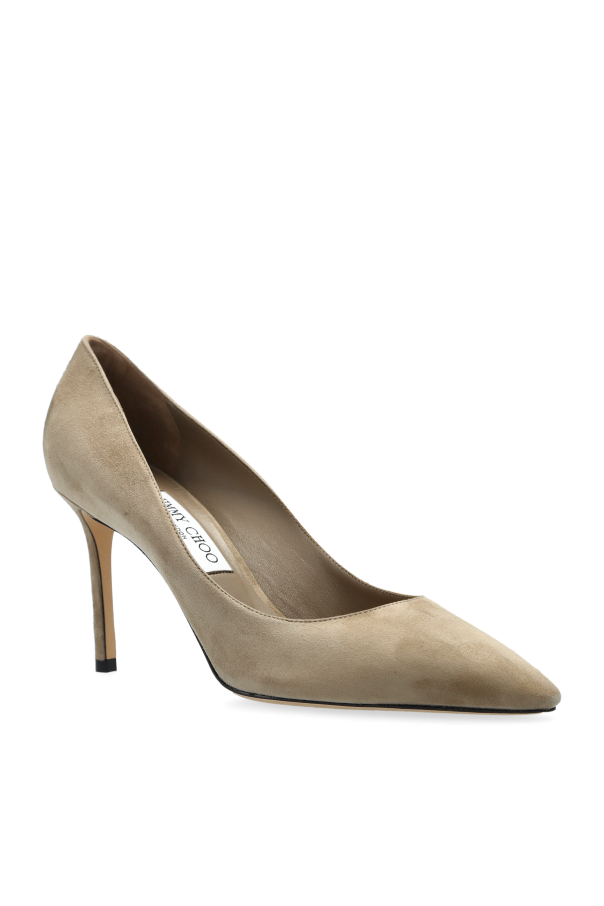 JIMMY CHOO ベージュ スエード スタッツ　ハイヒール 36.5 Jimmy Choo Suede heels Romy | Women's Shoes | Vitkac